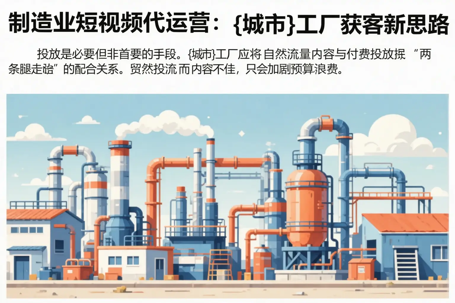 制造业短视频代运营:勐腊工厂获客新思路